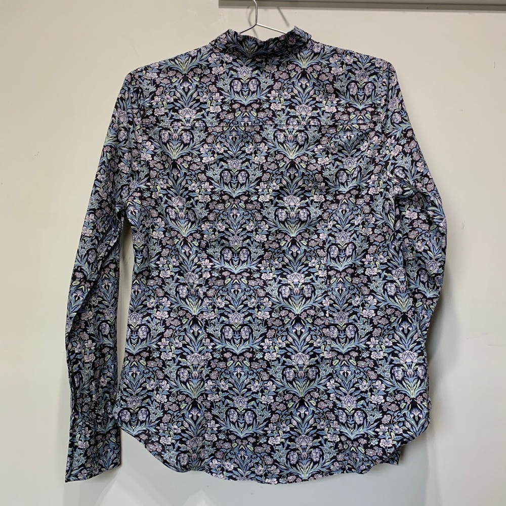 Liberty print J Crew blouse - Picture 2 of 4